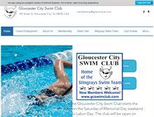 Tablet Screenshot of gcswimclub.com